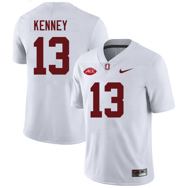 Emmet Kenney Stanford Jersey,Stanford Cardinal #13 Emmet Kenney Football Jersey Stitched-White